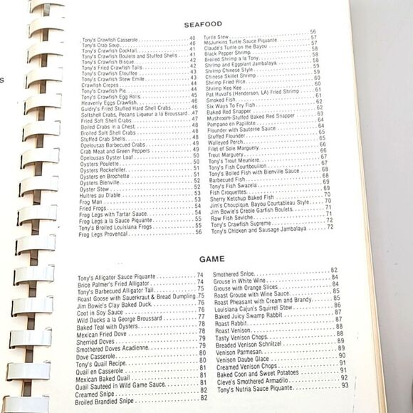 Tony's Chachere's Cajun Country Cookbook & Tony's Original Creole Season… - Picture 6 of 11